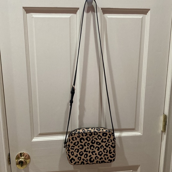Kate Spade Harper Leopard Animal Print Crossbody Purse Bag - Picture 2 of 16